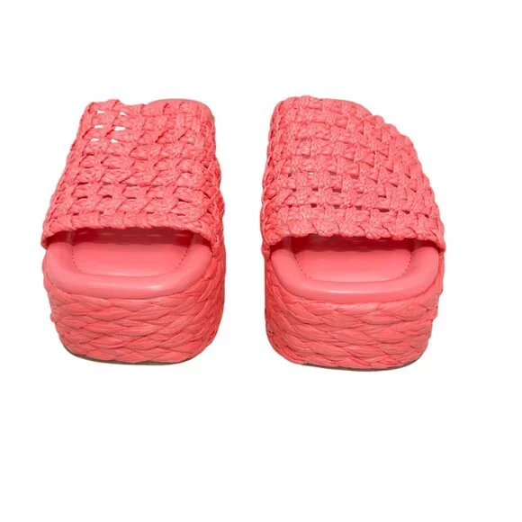 NWOT Marc Fisher Priya Women's Platform Slides in Medium Pink size 8.5 - Picture 3 of 9